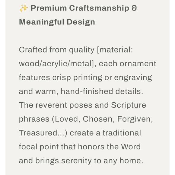 South Lisa I AM Ornament New With Gift Box Ships Next Day - Picture 5 of 5